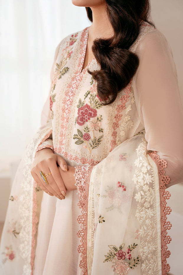 Embroidered Dupatta and Trousers