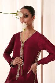 Elegant Magenta Pakistani Party Dress for Festive Events