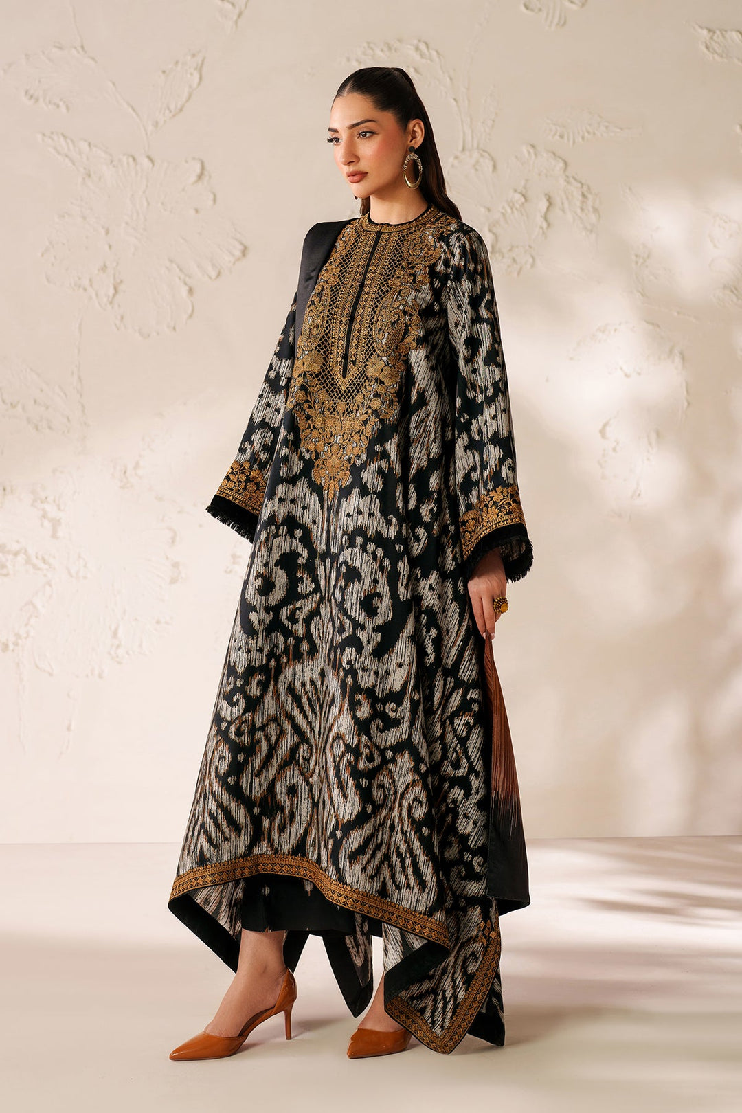 Digitally Printed Silk Ensemble