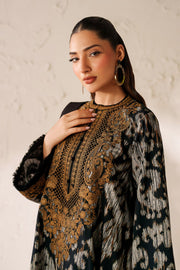 Embroidered Silk Shirt and Trouser Set
