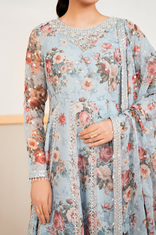 Stylish Kalidar Frock for Festive Wear