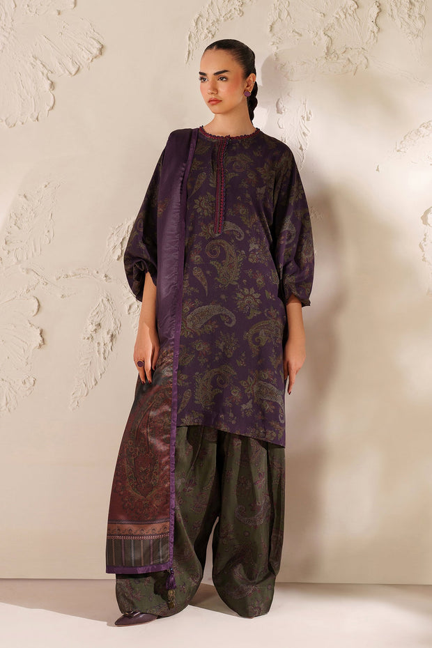 Sophisticated Organza Border Shirt Set