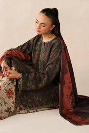 Embroidered Viscose Silk Ensemble