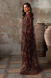Elegant Sequins Embroidered Net Party Dress in Classic Colors