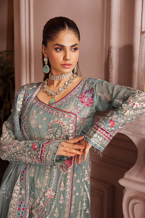 Angrakha Style Kameez Sharara Pakistani Wedding Dress Online