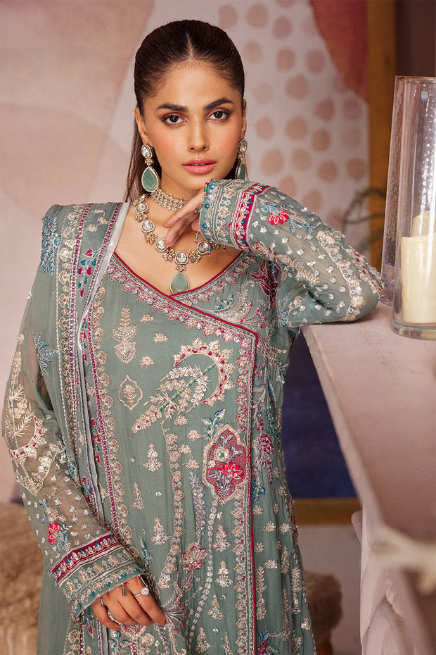 Angrakha Style Kameez Sharara Pakistani Wedding Dress