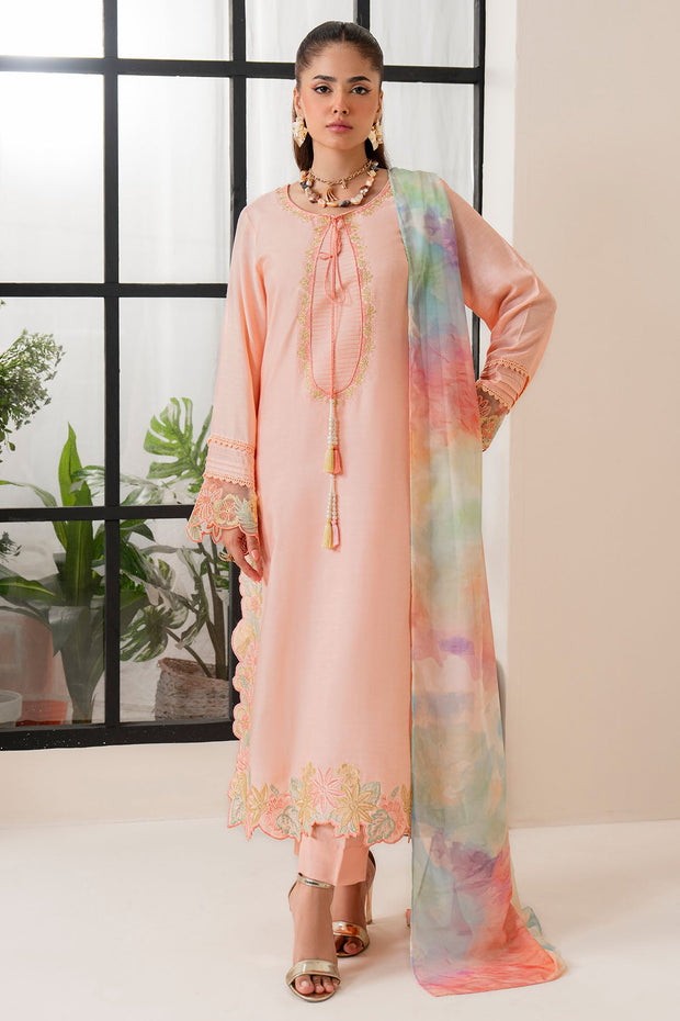 Imrozia Elegant Viscose Pakistani Dresses with Embroidered Shirt