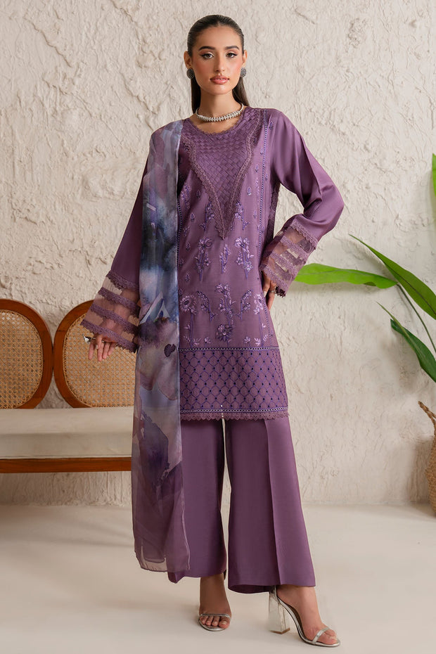 Imrozia Elegant Pakistani Dresses with Embroidered Viscose