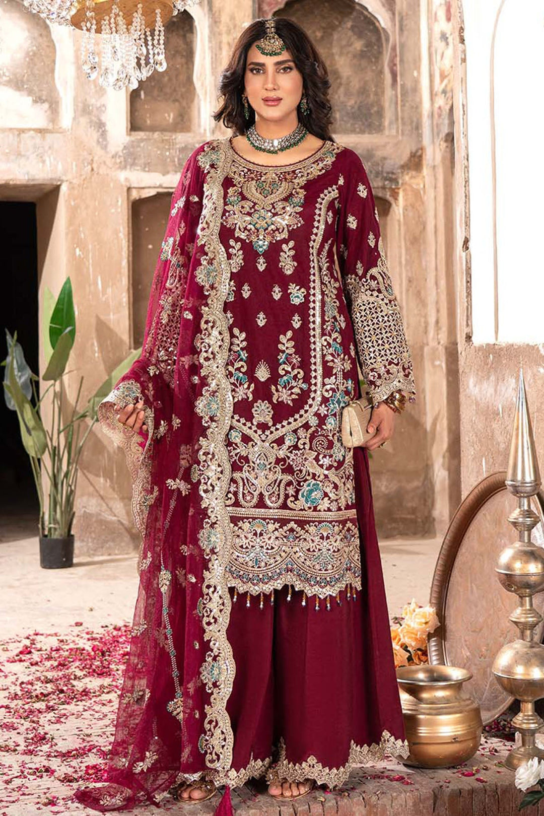 Embellished Embroidered Lehenga