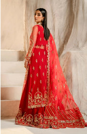 Elegant Embroidered Net Pakistani Designer Dress