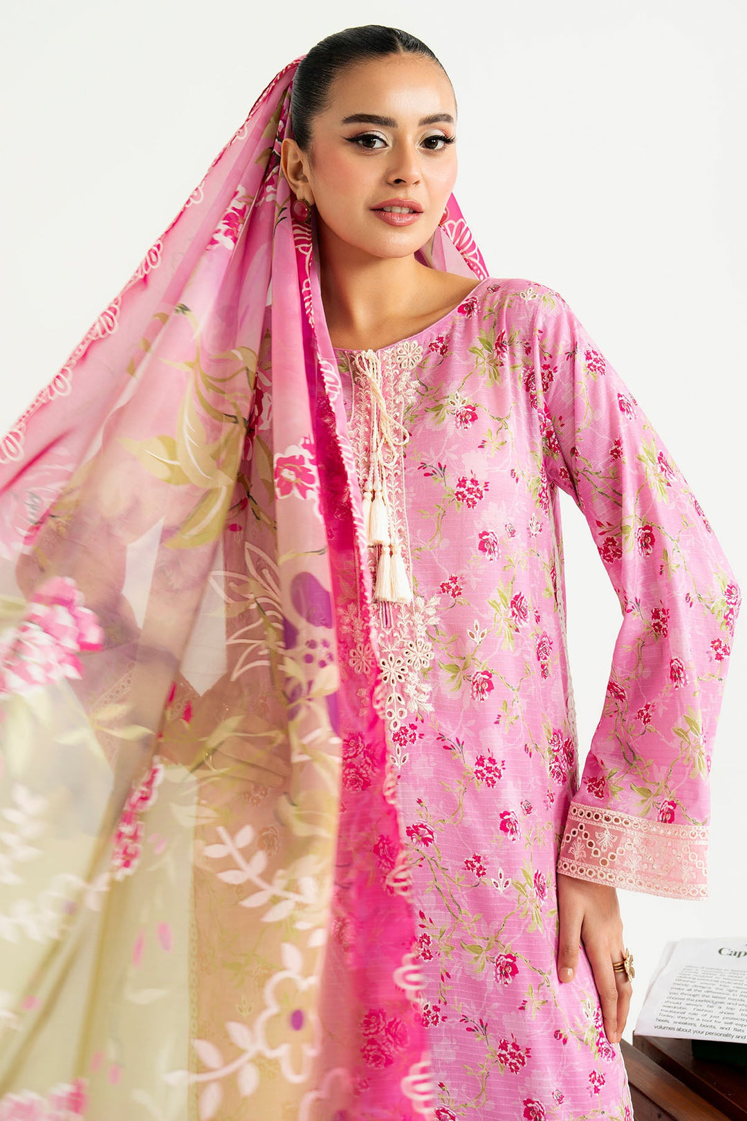 Imrozia Elegant Pakistani Dresses Lawn Embroidered Shirt with