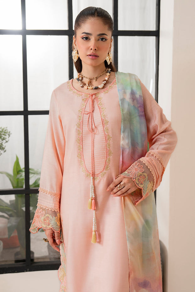 Imrozia Elegant Viscose Pakistani Dresses with Embroidered Shirt