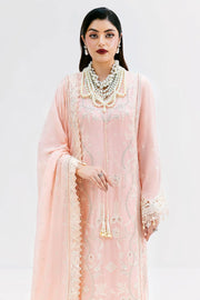 Embroidered Georgette Lehenga With Shawl