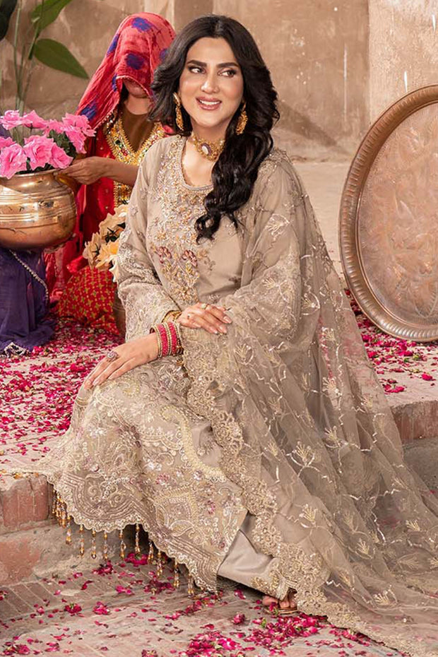 Embellished Embroidered Gown