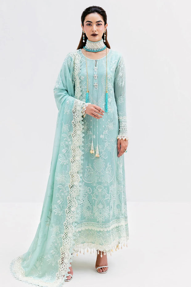 Front Embroidered Shirt And Trouser Set