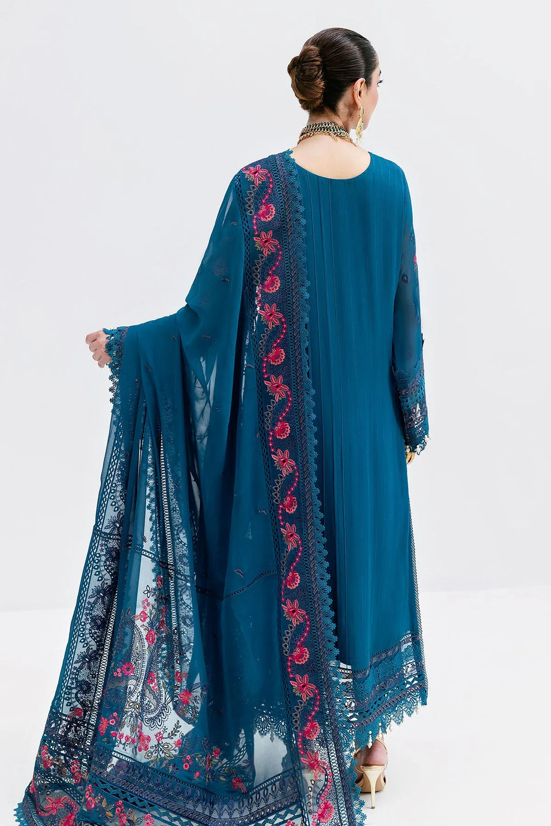 Embroidered Embroidered Georgette Ensemble