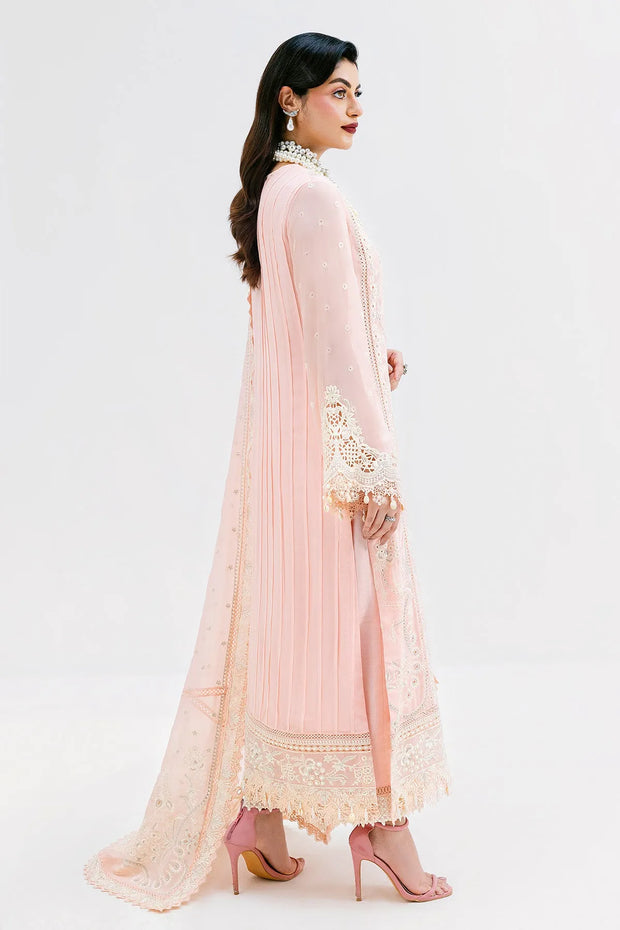 Embroidered Georgette Lehenga With Shawl