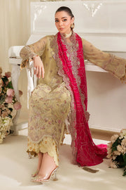 Embroidered Raw Silk Ensemble With Dupatta 2106