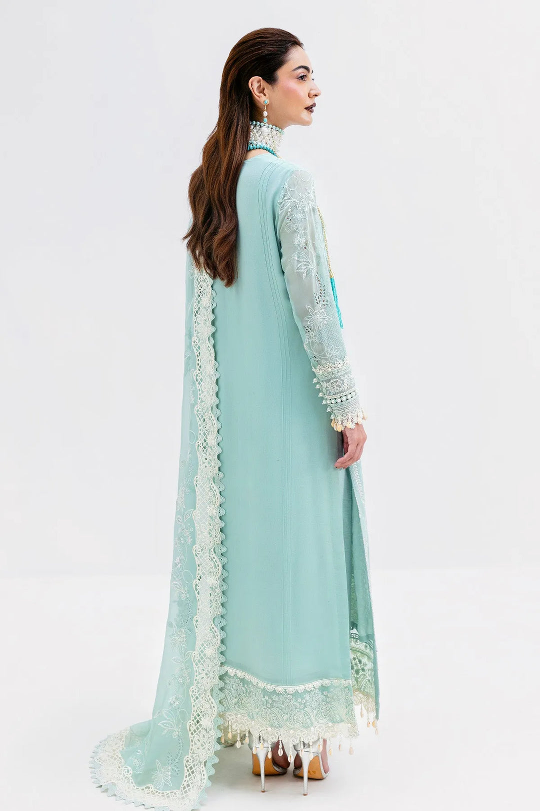 Front Embroidered Shirt And Trouser Set