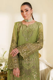 Embroidered Raw Silk Lehenga With Dupatta