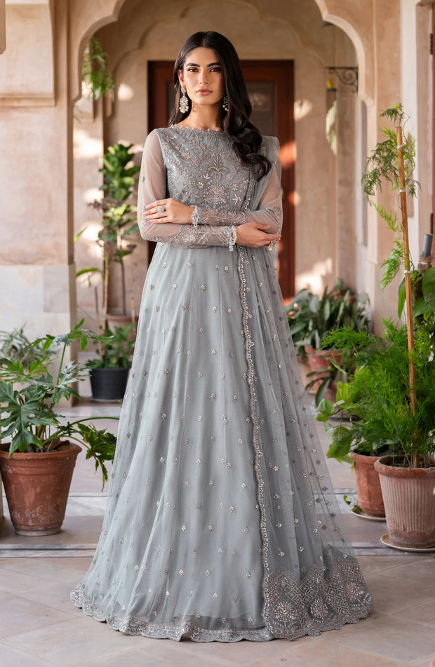 Embroidery Amazon Online Shopping Party Wear Dresses Party Wear Black And Grey Color Net Fabric Gown Embroidery Amazon Online Shopping Party Wear Dresses Party Wear Black And Grey Color Net Fabric Gown
