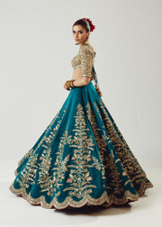 Beautiful Pakistani Wedding Dress in Bridal Lehenga Choli Style