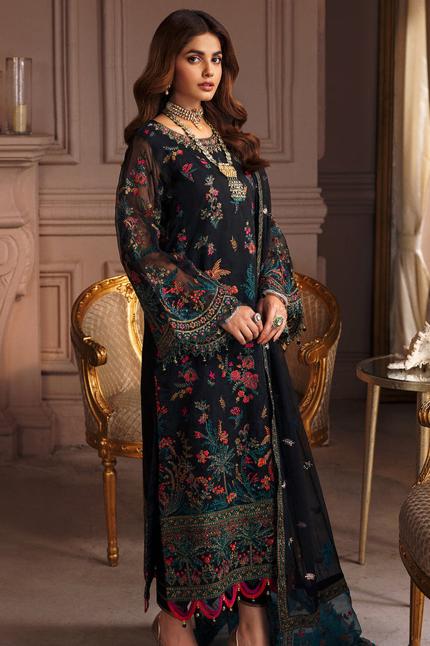 Black Kameez Trouser Dupatta Pakistani Wedding Dress Online