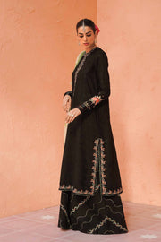 Black Pakistani Salwar Kameez Party Dress In Trouser Style 2023