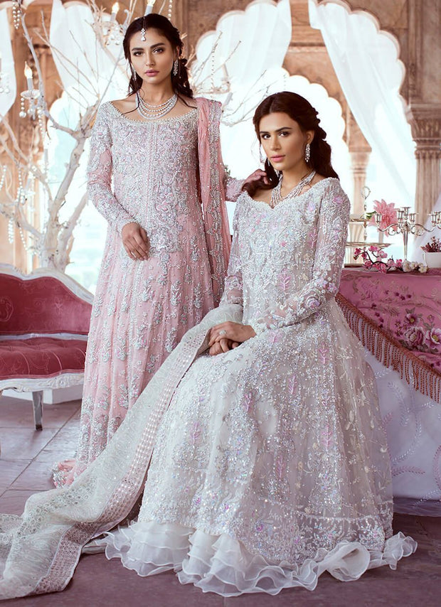Blush Petunia Lehenga Gown Pakistani Bridal Dresses