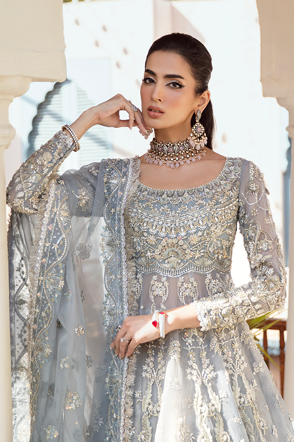 Bridal Gown Lehenga and Dupatta Pakistani Wedding Dress