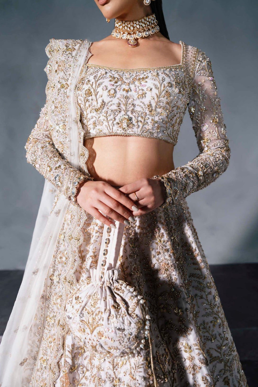 Bridal Lehenga Choli Dupatta Dress for Wedding