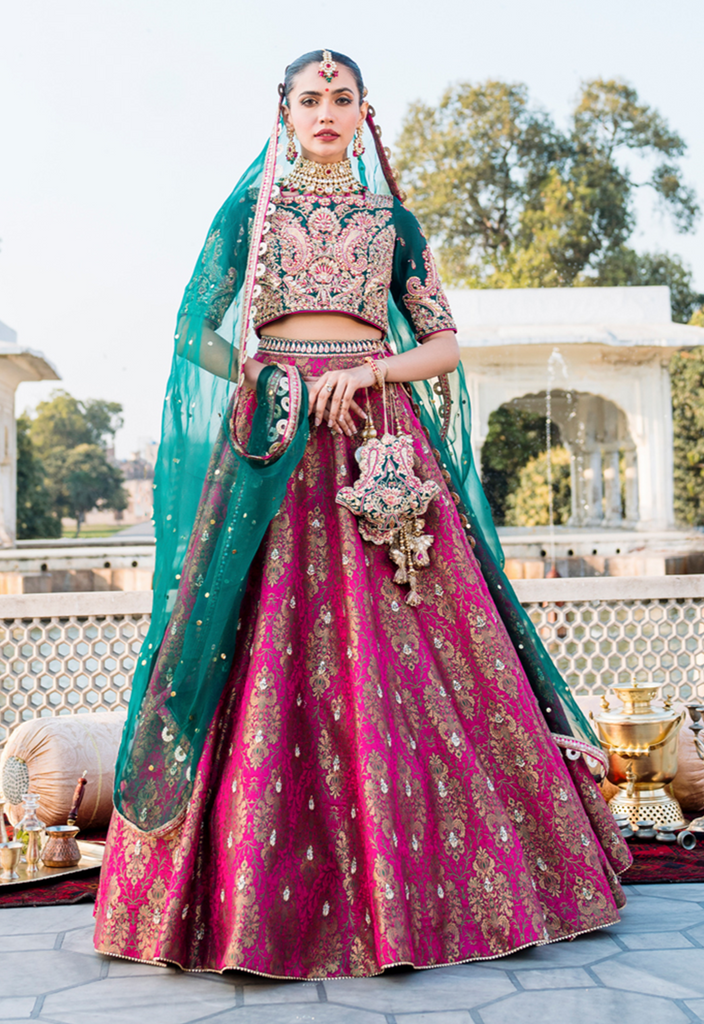 Bridal lehenga hot sale under 50000