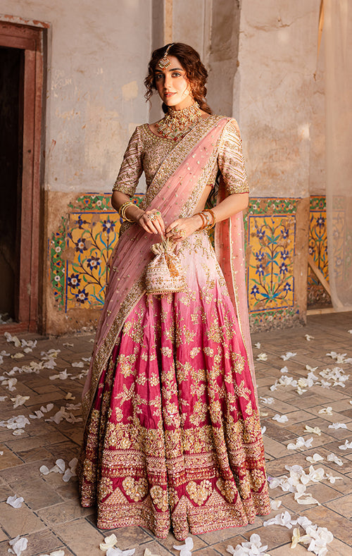 Elegant Bridal Lehenga Choli for Stunning Pakistani Weddings