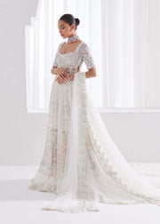 Bridal Lehenga Kameez White Pakistani Wedding Dress Online