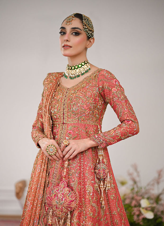 Bridal Dress Farshi Lehenga Kameez Dupatta 