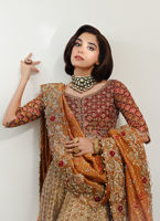 Bridal Dress In Lehenga Dupatta Choli Style