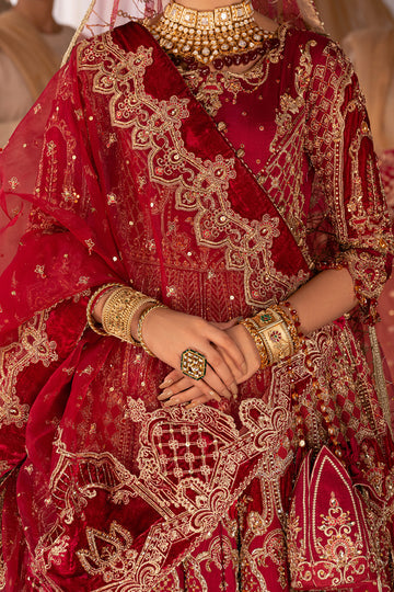 Luxurious Red Pakistani Bridal Dress & Lehenga for Weddings