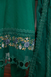 Buy Bottle Green Embroidered Pakistani Salwar Kameez Dupatta Salwar Suit