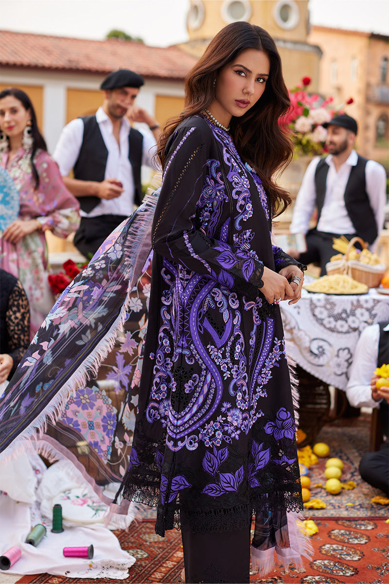 Buy Classic Black Embroidered Pakistani Salwar Kameez Dupatta
