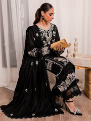 Buy Classic Pakistani Salwar Kameez Black Heavily Embroidered Salwar Suit