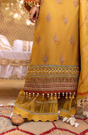 Buy Classic Yellow Embroidered Pakistani Salwar Kameez Dupatta Party Dress