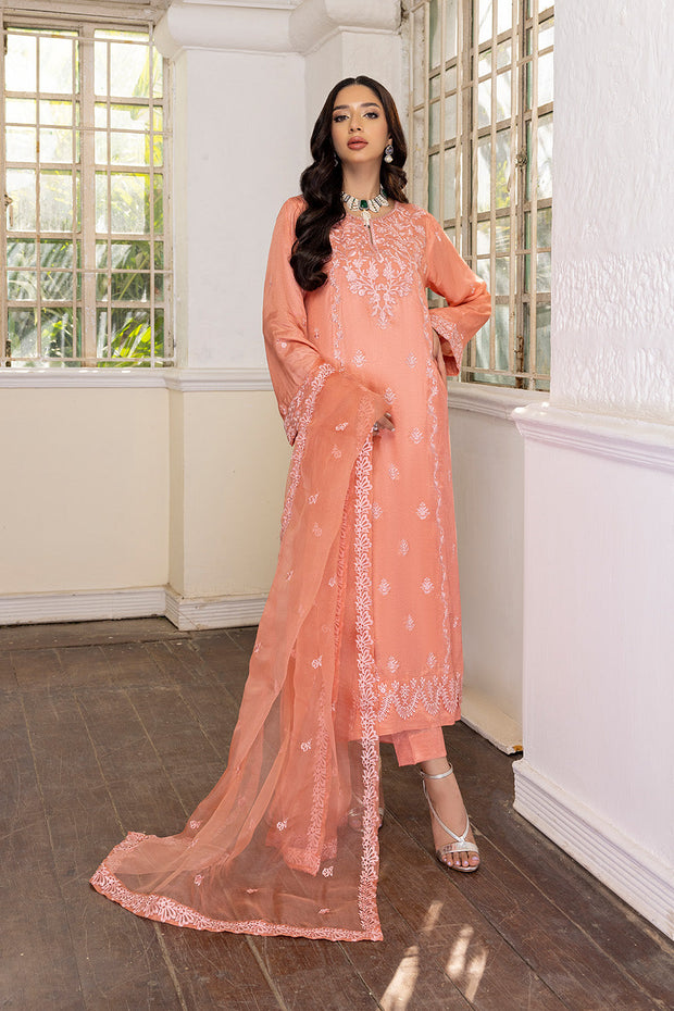 Buy Elegant Deep Peach Pakistani Salwar Kameez with Dupatta Salwar Suit