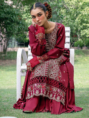Buy Elegant Embroidered Maroon Pakistani Salwar Kameez Dupatta Salwar Suit