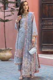 Buy Elegant Ice Blue Heavily Embroidered Pakistani Salwar Kameez Dupatta Suit