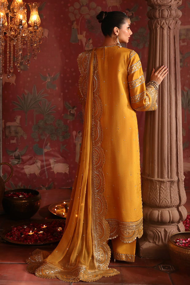 Buy Elegant Tilla Embroidered Paksitani Wedding Dress in Kameez Trousers Style