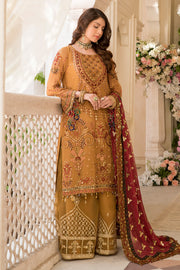 Gold Heavily Embellished Pakistani Salwar Kameez Dupatta Party Dress