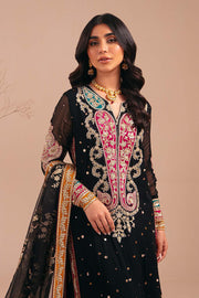 Buy Heavily Embellished Black Pakistani Wedding Dress Kameez Trousers
