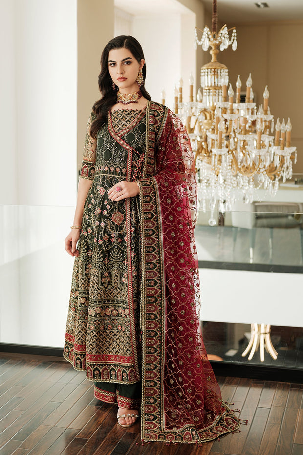 Buy Heavily Embellished Green Pakistani Lehenga Choli Wedding Dress 2023