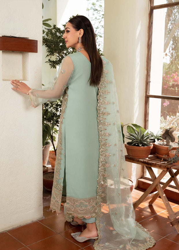 Buy Ice Blue Embroidered Pakistani Salwar Kameez Dupatta Salwar Suit