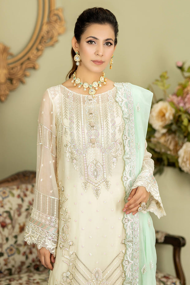 Buy Ivory Heavily Embellished Pakistani Salwar Kameez Dupatta Salwar Suit